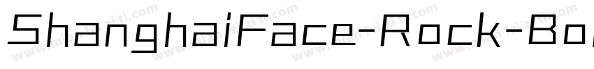 ShanghaiFace-Rock-BoldGBXCS Thin字体转换